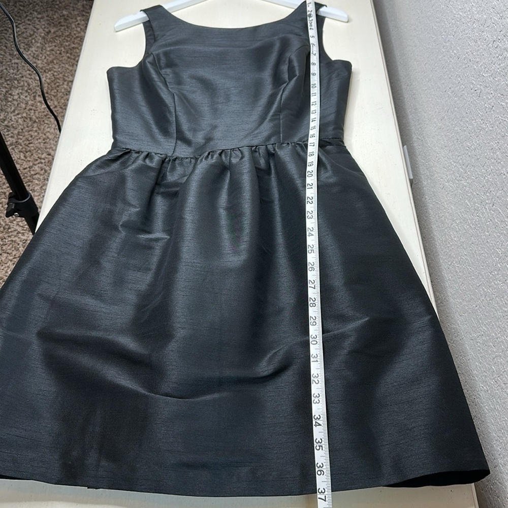 ALFRED SUNG Black Sleeveless Short‎ Bridesmaid Dress Scoop Back By Dessy Size 8 - Picture 14 of 14